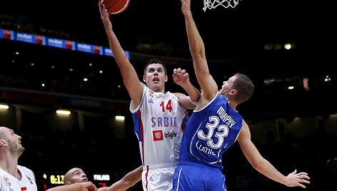 Europos krep&scaron;inio čempionatas; Serbija - Suomija