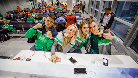 Lietuvos jaunimo rinktinė olimpiniame kaimelyje 