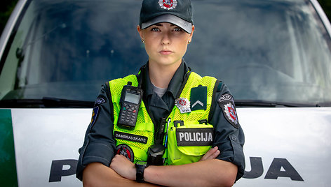 Ina Dambrauskaitė. Lietuvos policija. 