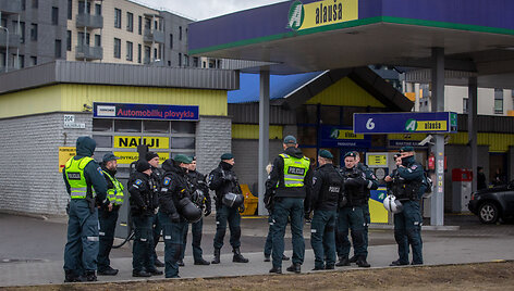 Policijos pajėgos saugojo krep&scaron;inio ramybę