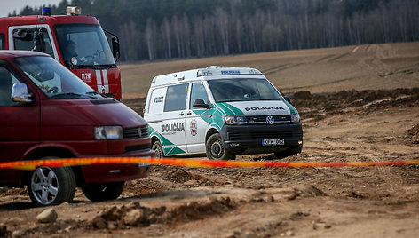 Vilniaus miesto Ražienų gatvėje aptiktas sprogmuo