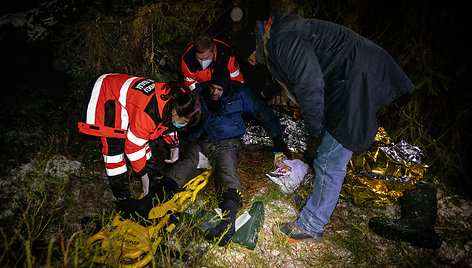 Kabelių užkardoje aptiktas migrantas išvežtas į Druskininkų ligoninę