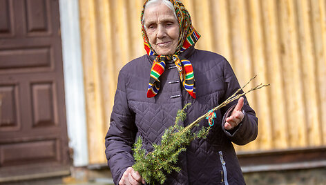 Verbų sekmadienis Kabelių kaimo (Varėnos r.) bažnyčioje