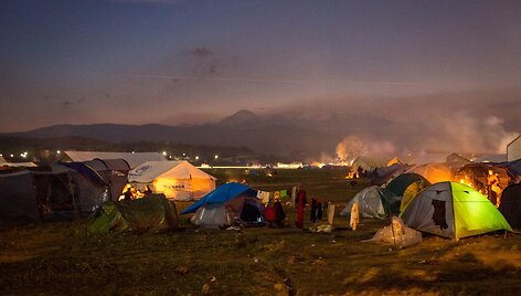 Idomeni (Graikija) pabėgėlių stovykla