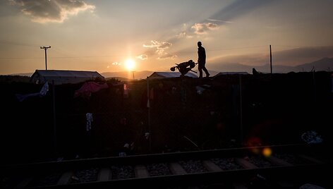 Idomeni (Graikija) pabėgėlių stovykla