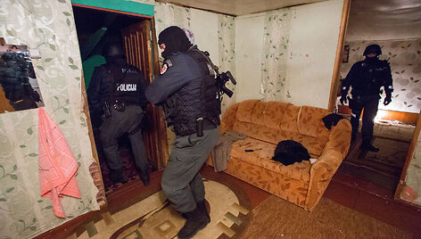 Policija čigonų tabore