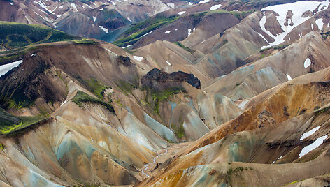 Spalvotieji &ndash; Landmannalaugar kalnai Islandijoje