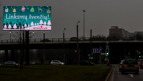 Reklaminiai stendai Vilniaus gatvėse