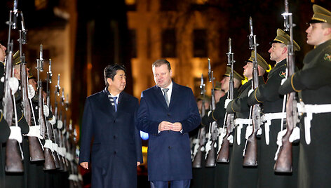  Lietuvos Respublikos Ministro Pirmininko Sauliaus Skvernelio susitikimas su Japonijos Ministru Pirmininku Shinzo Abe