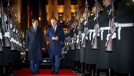  Lietuvos Respublikos Ministro Pirmininko Sauliaus Skvernelio susitikimas su Japonijos Ministru Pirmininku Shinzo Abe