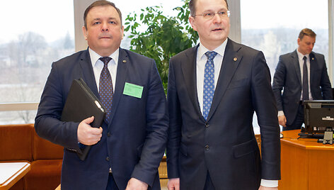 V. Pranckietis susitinka su Ukrainos Konstitucinio Teismo pirmininku Stanislavu &Scaron;evčuku