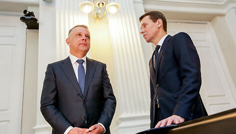 Eligijus Masiulis ir Raimondas Kurlianskis