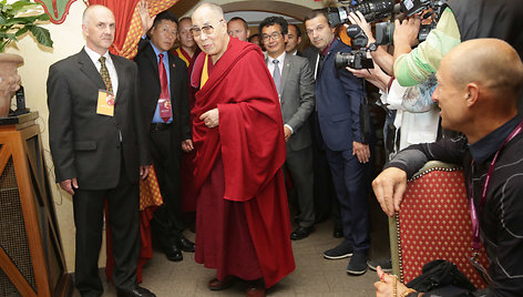 Dalai Lamos spaudos konferencija