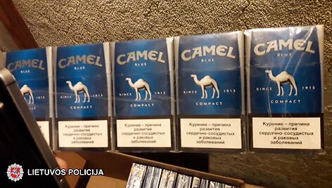 Sulaikytos kontrabandinės cigaretės