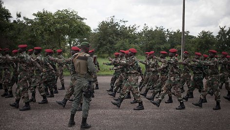 Rusų karo samdiniai apmoko Centrinės Afrikos Respublikos karius