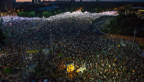 Protestai Rumunijoje