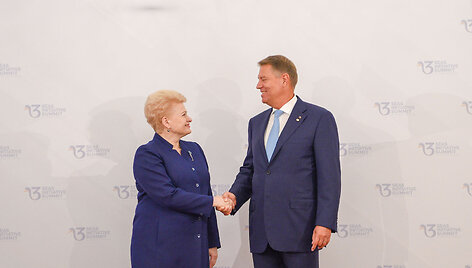 Prezidentė dalyvavo Trijų jūrų iniciatyvos vir&scaron;ūnių susitikime Bukare&scaron;te