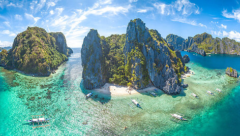 El Nido pakrantė, Filipinai