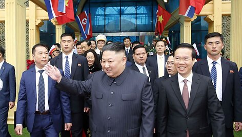 Kim Jong Unas atvyko į Vietnamą