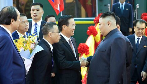 Kim Jong Unas atvyko į Vietnamą