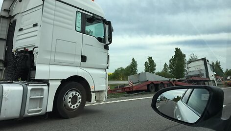 Kliūtis kelyje Klaipėda &ndash; Kaunas