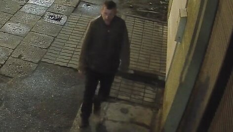 Ie&scaron;komas įvykio liudininkas