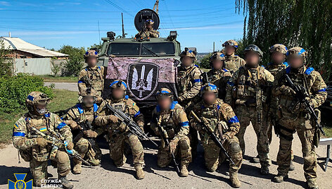 Ukrainos kariai i&scaron;laisvintame Kupjanske