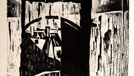 S.Kisarauskienė. Estampų ciklas &bdquo;Vilnius&ldquo;. 1959 m.