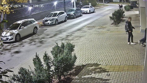 Vaizdo stebėjimo kameromis užfiksuota, kaip paaugliai Kaune niokoja daugiabučio turtą