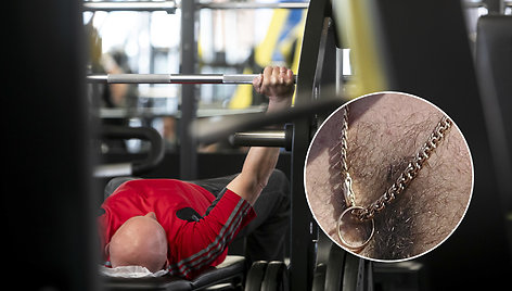 Sporto klube aukso dirbinių už 3,5 tūkst. eurų pasigedęs klientas vagyste įtaria valytojas, klubas pateikia savo versiją
