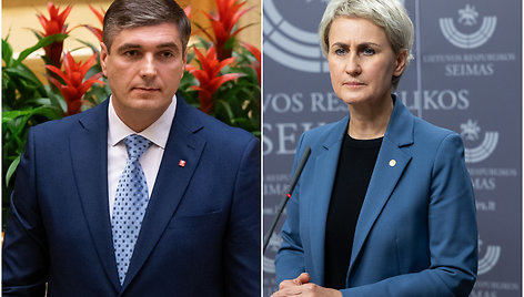 Arūnas Dudėnas ir generalinė prokurorė Nida Grunskienė