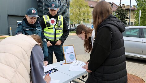 Kauno policijos atvirų durų diena sudomino 500 moksleivių