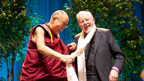 Dalai Lama ir prof. Vytautas Landsbergis