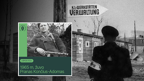 Lietuvos &scaron;aulių sąjungos įra&scaron;as apie P.Končių-Adomą