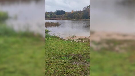Vos prie&scaron; keletą savaičių Žiežmariuose įrengto liepto nebeliko &ndash; paniro po vandeniu