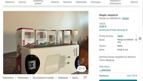 Vinted platformoje pardavinėjamos uždraustos prekės 