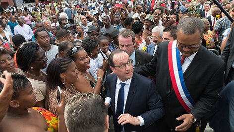 Prancūzijos prezidento Francois Hollande'as vizitas Kuboje