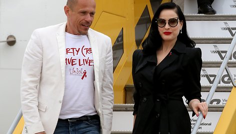 Renginio iniciatorius ir organizatorius Gery Keszler su Dita Von Teese