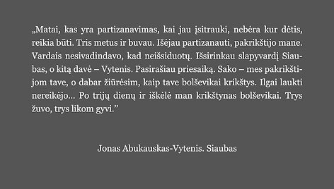 Jonas Abukauskas-Vytenis. Siaubas