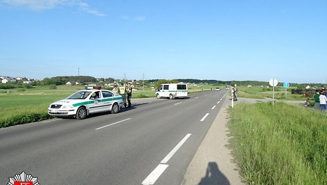 Avarija pasibaigusios dviejų chuliganiškų motociklininkų gaudynės Alytuje