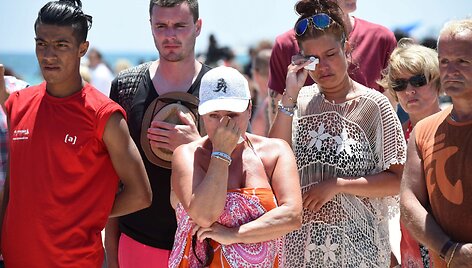 Tunise tylos minute pagerbtos i&scaron;puolio Tunise aukos