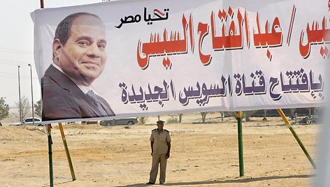 Egipto prezidentas Al Sisi atidarys „naują Sueco kanalą“