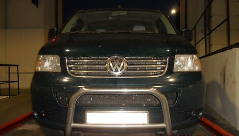 Automobilis gabenęs kontrabandą