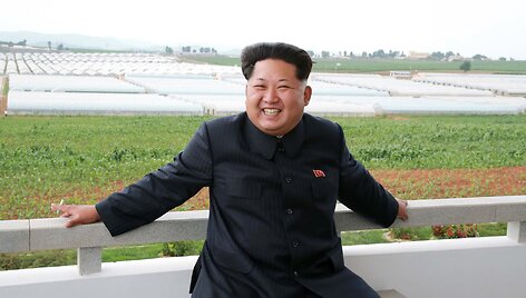 &Scaron;iaurės Korėjoje yra kuo pasidžiaugti jos lyderiui Kim Jong Unui