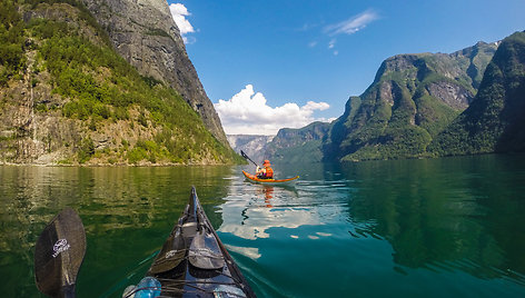 Kelionė baidare po Norvegijos fjordus