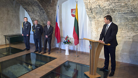 Naujojo Čekijos gynybos ata&scaron;ė Lietuvai akreditacijos ceremonija
