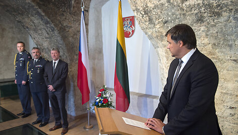 Naujojo Čekijos gynybos ata&scaron;ė Lietuvai akreditacijos ceremonija