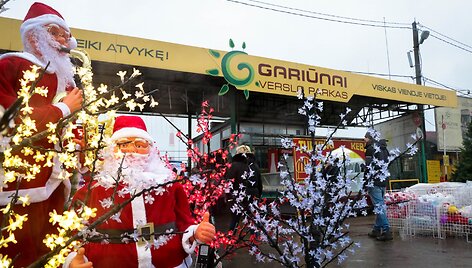 Tikrintojai Gariūnų turguje