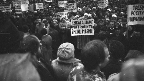 „Jedinstvo“ mitingas 1991 metais sausio 8 dieną