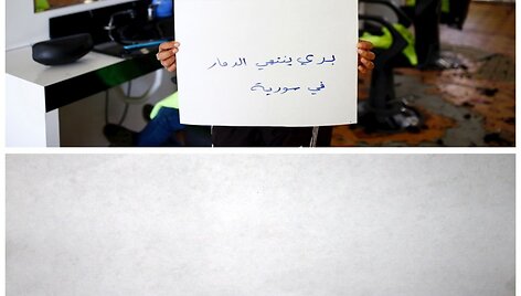 Abdullahas El-Omeras, 15 m. &bdquo;Noriu, kad pasibaigtų karas Sirijoje&ldquo;